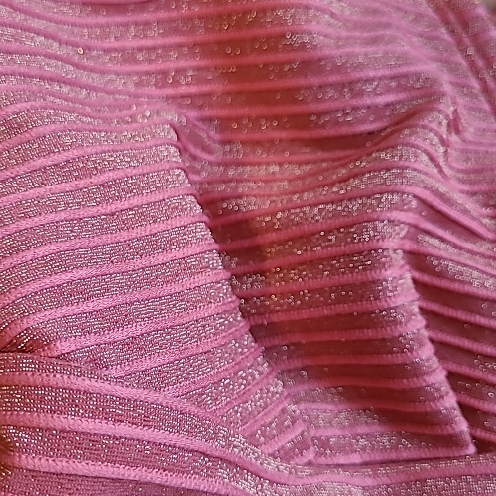 CUPSHE Sparkle Ribbed Belted Criss Cross Terracotta One Piece - Picture 4 of 11